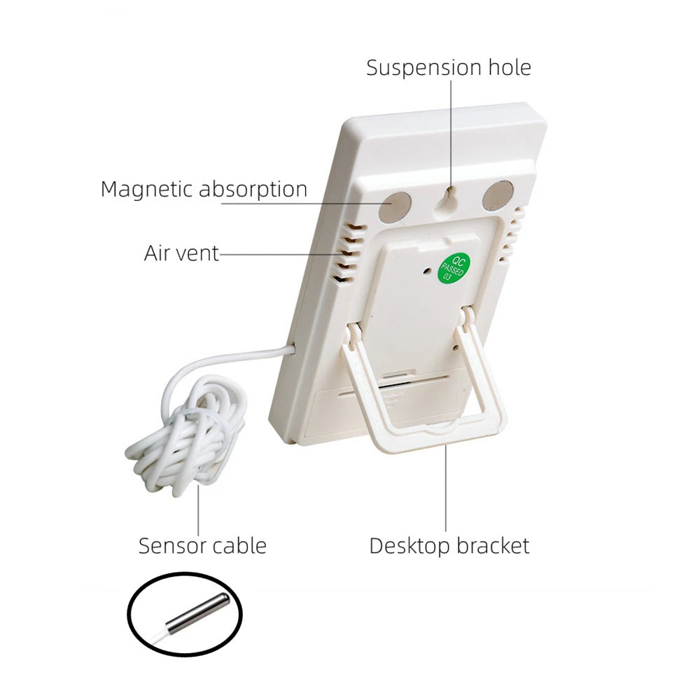 DIGITAL POND / AQUARIUM DUAL TEMPERATURE MONITOR, THERMOMETER. HYGROMETER