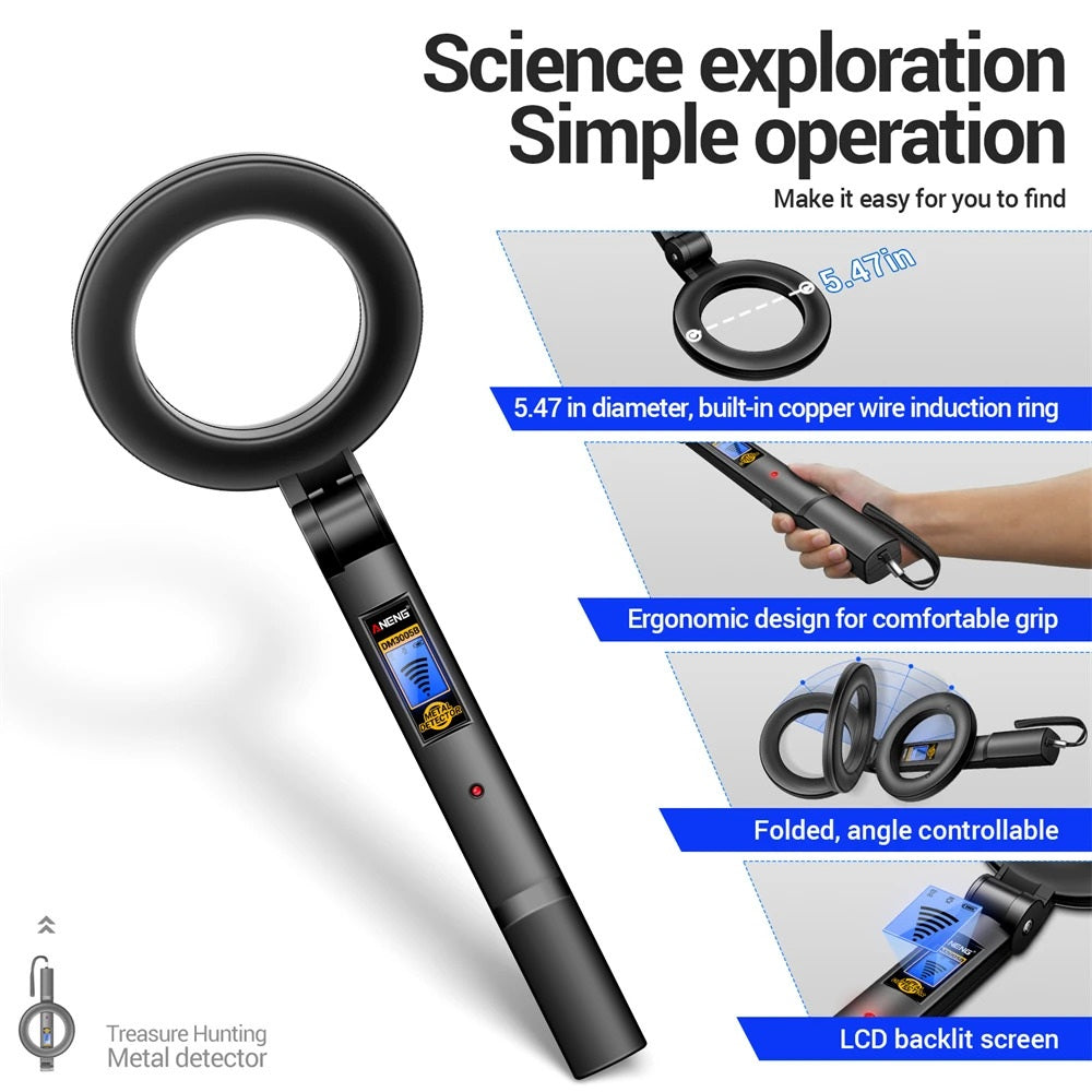 HANDHELD METAL DETECTOR DM3005B PRO