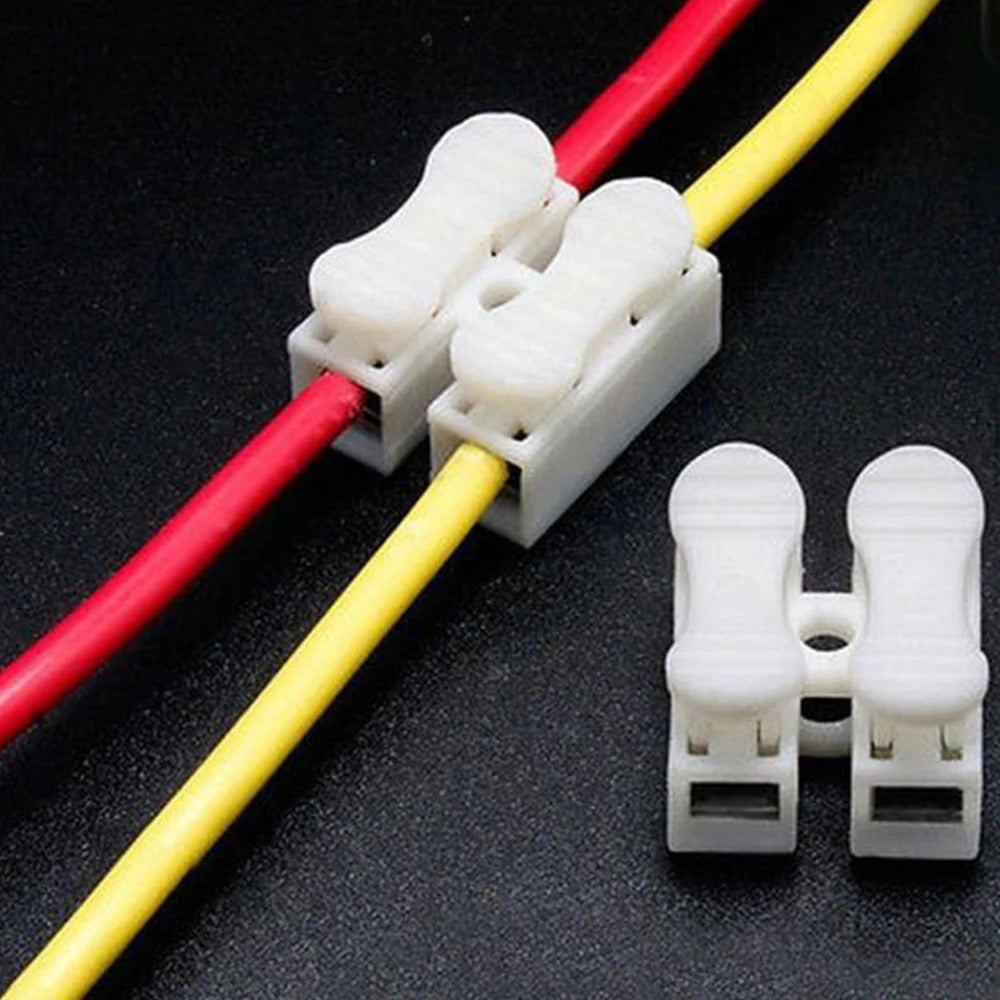 50 x 1 or 2 WAY QUICK ELECTRICAL CONNECTORS