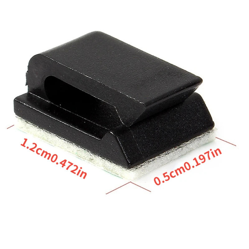 20 x SELF ADHESIVE CABLE TIE BASES