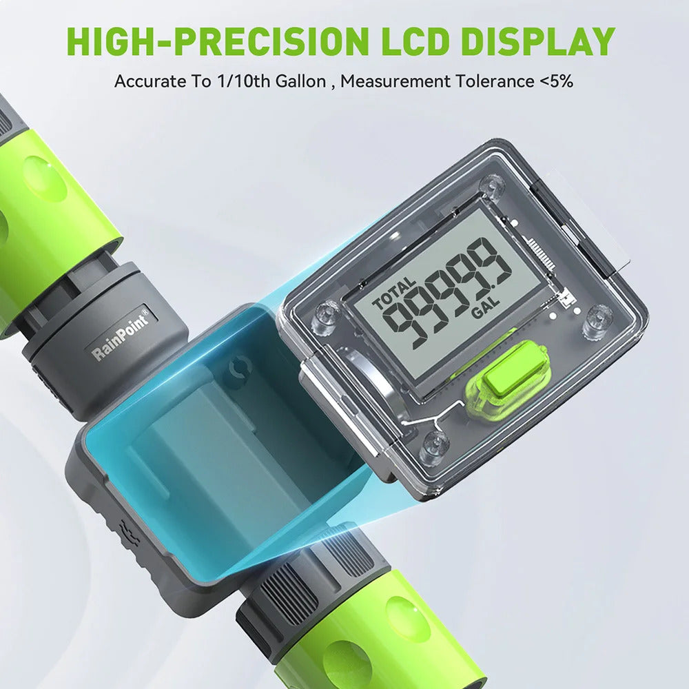 DIGITAL WATER FLOW METER - HOSE PIPE, POND, POOL
