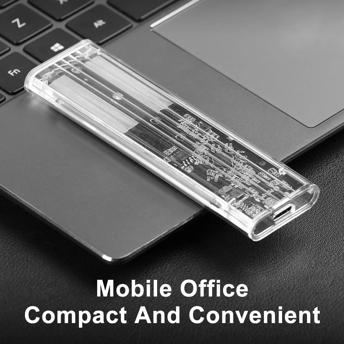 PORTABLE M.2 SSD ENCLOSURE CASE NGFF SATA USB HARD DRIVE