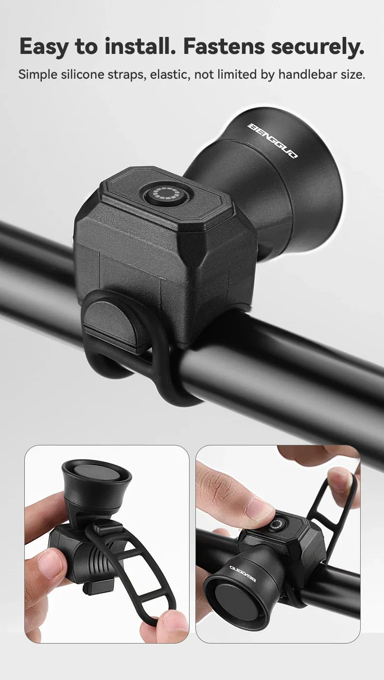 BIKE HORN - RECHARGABLE 120dB 5 SOUNDS