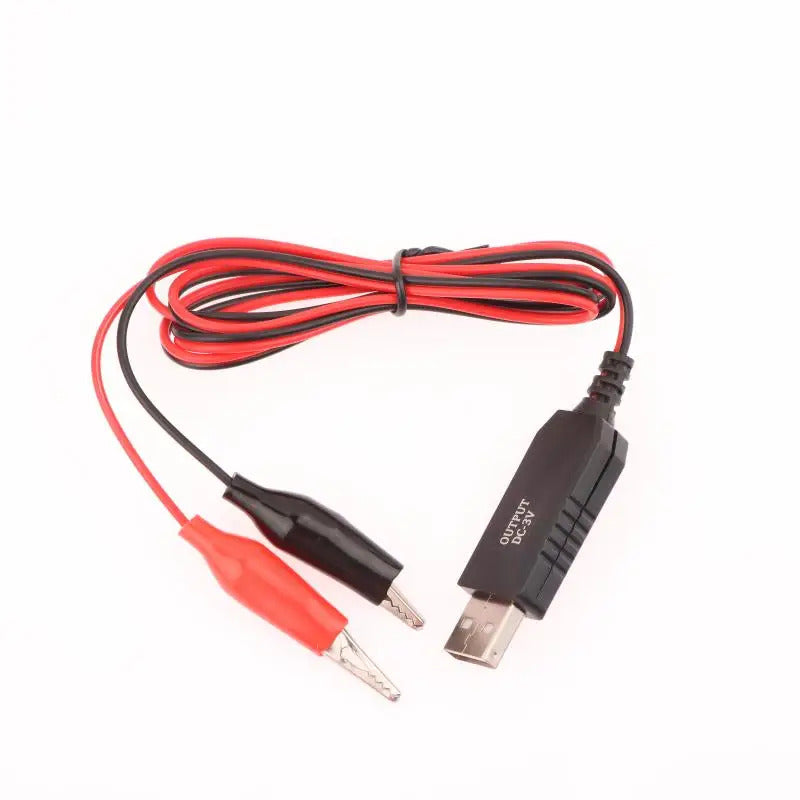 USB - CROCODILE CLIP POWER BOOST CONVERTER 1.5V 3V 6V 9V 12V