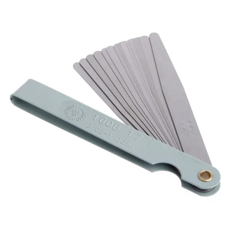 0.02 - 1.00mm FEELER GAUGE - METRIC GAP MEASURING TOOL
