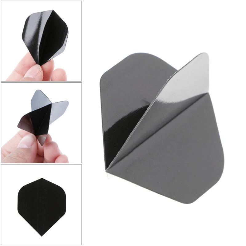 30 x BLACK DARTS FLIGHTS