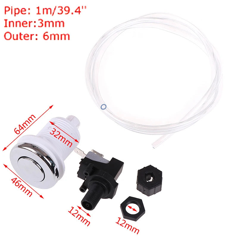 16A 250V AIR SWITCH WASTE DISPOSAL BUTTON BATH SPA
