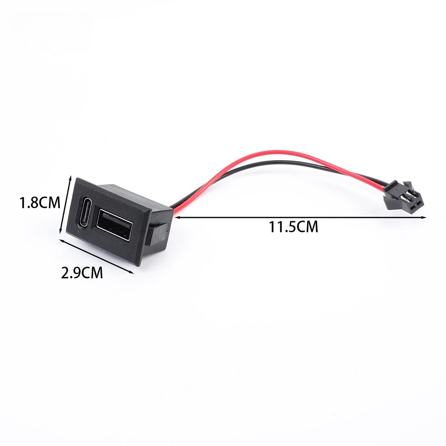 4 x DUAL USB TYPE C & A PANEL MOUNT SOCKETS