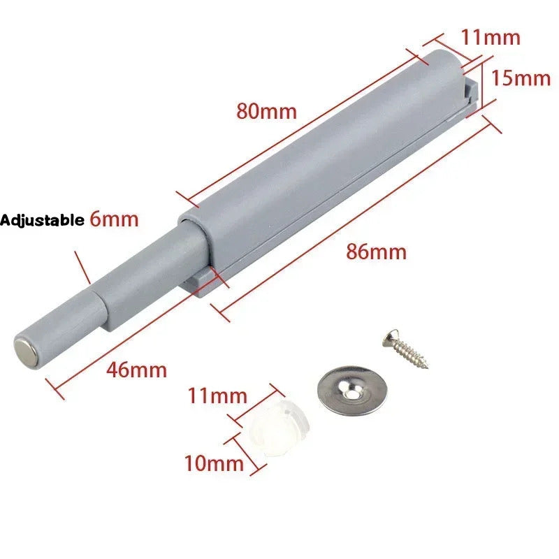 10 x MAGNETIC PUSH TO OPEN CUPBOARD DOOR MECHANISMS