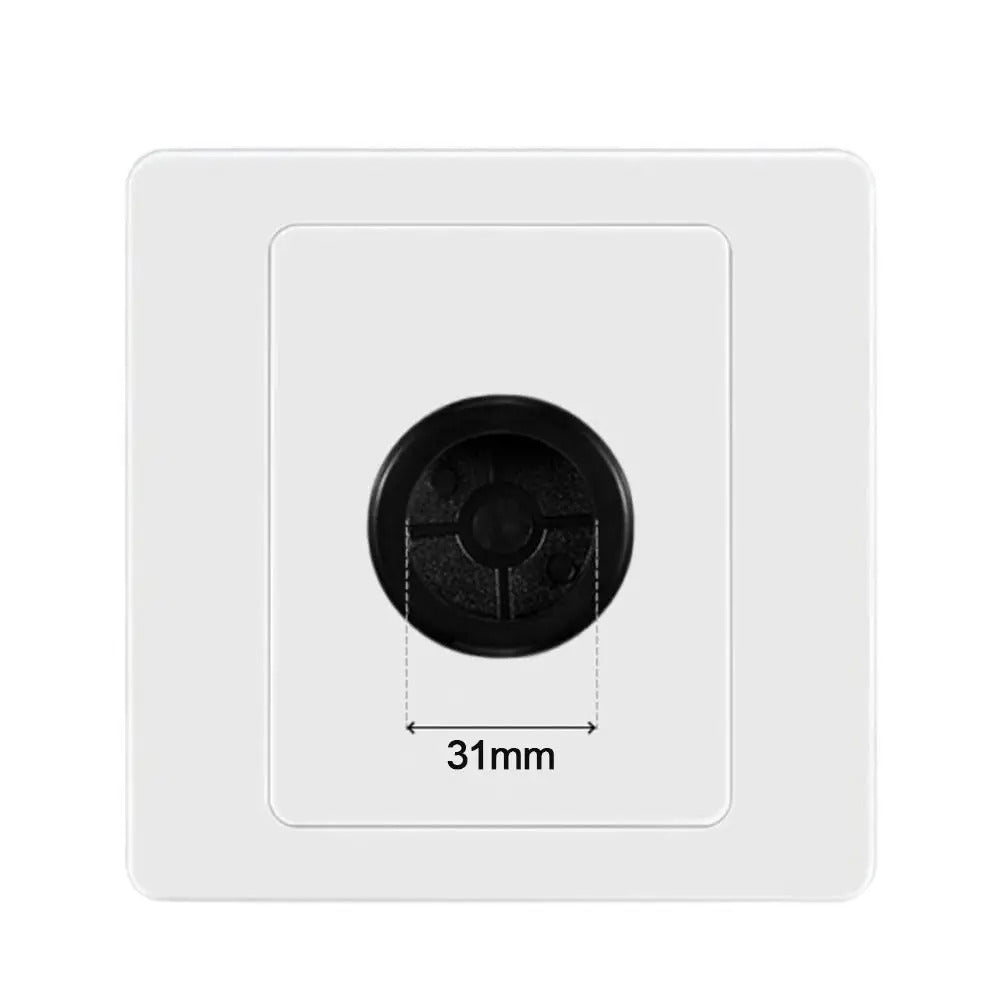 WALL BLANKING PLATE 31mm HOLE CABLE OUTLET