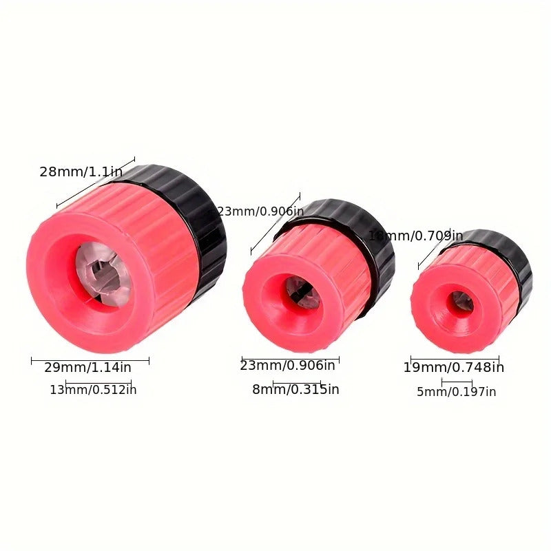 3PC ADJUSTABLE DRILL DEPTH STOP COLLAR SET 3-13MM