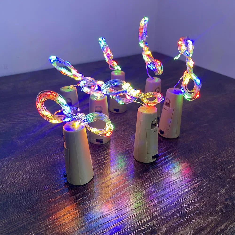 LED BOTTLE LIGHTS CORK - STRING FAIRY LIGHT