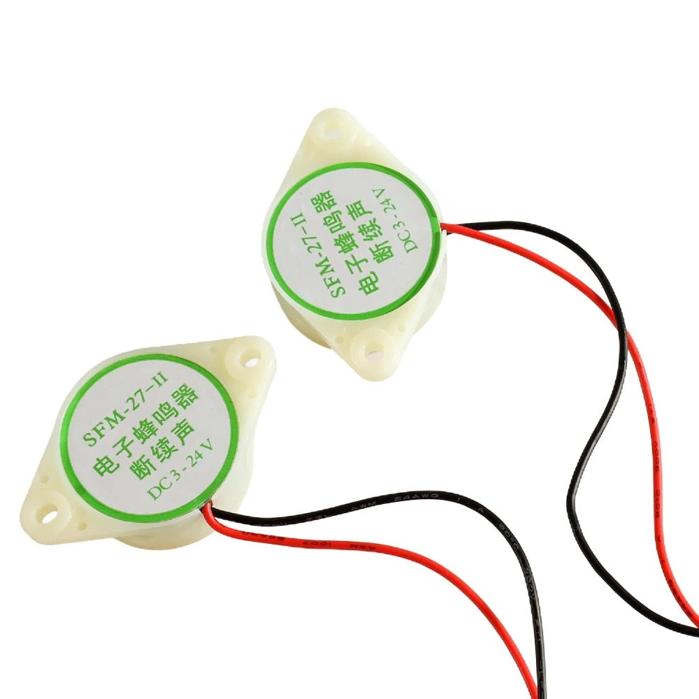 4 x INTERMITTENT BEEP HIGH DECIBEL DC BUZZER 3-24V