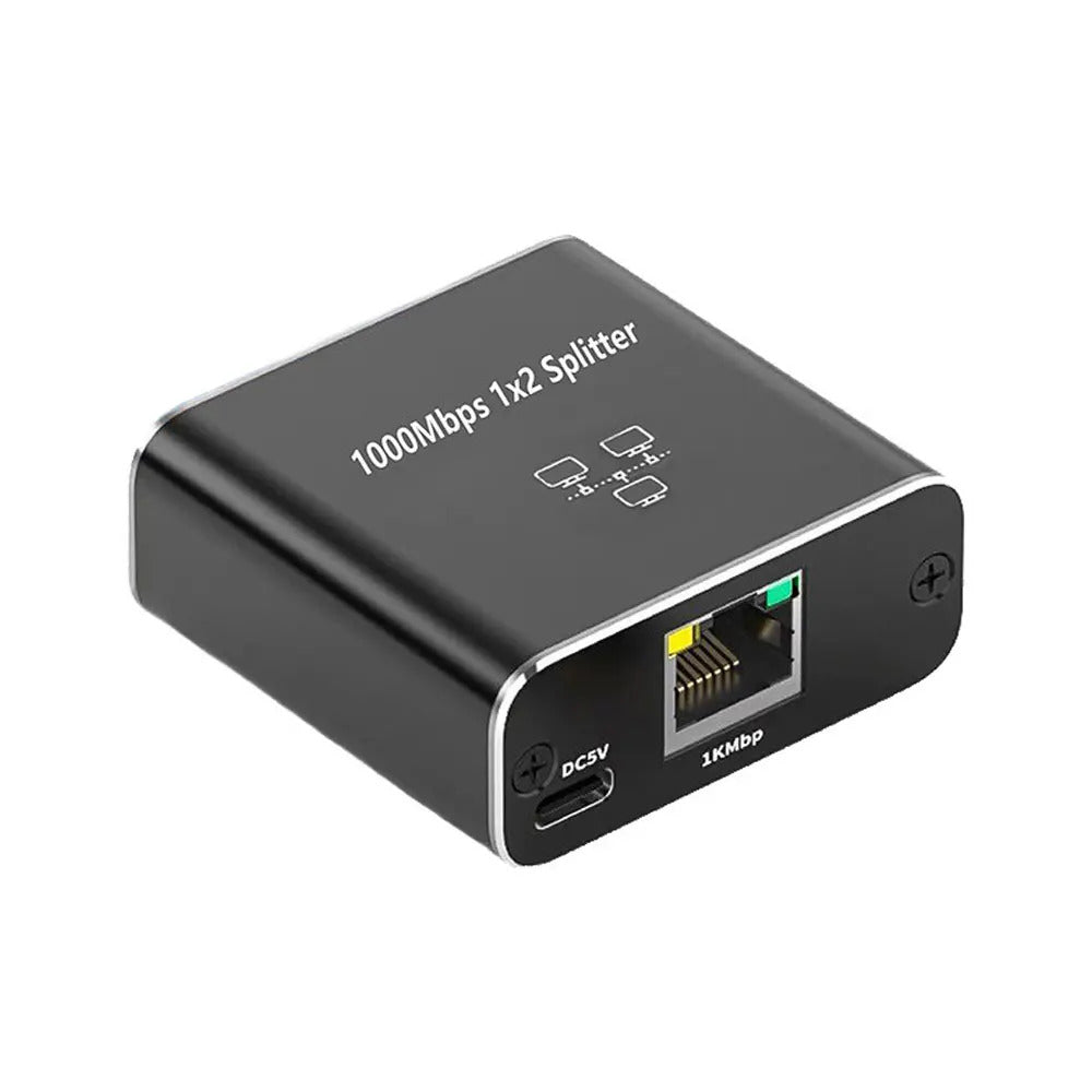 2 WAY RJ45 SPLITTER SWITCH 1000MBPS