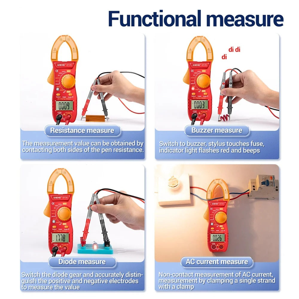 DIGITAL CLAMP METER 500A AC