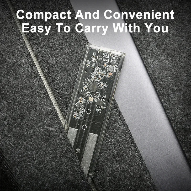 PORTABLE M.2 SSD ENCLOSURE CASE NGFF SATA USB HARD DRIVE