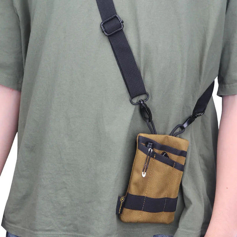 KOSIBATE H250 EDC POUCH MOLLE TACTICAL WALLET NYLON CARD KEY BELT OUTDOOR BAG