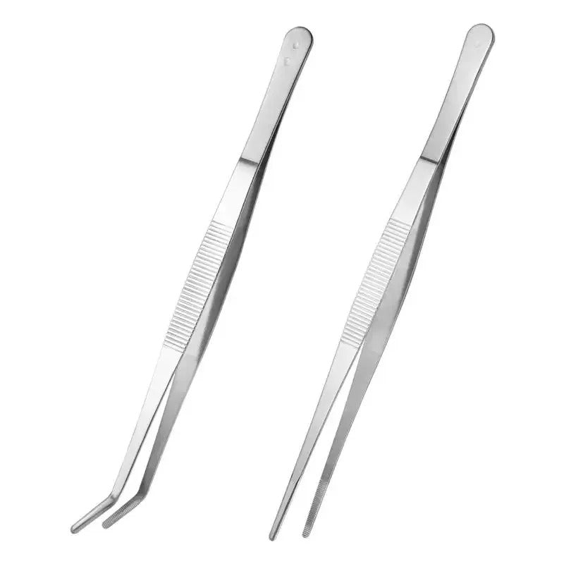 30cm STAINLESS STEEL STRAIGHT / CURVED TWEEZERS