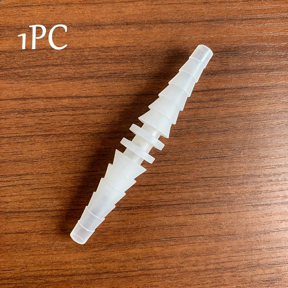 5 PACK 7.1mm - 15.3mm STEPPED BARB COUPLERS FOR FLEXIBLE PIPE