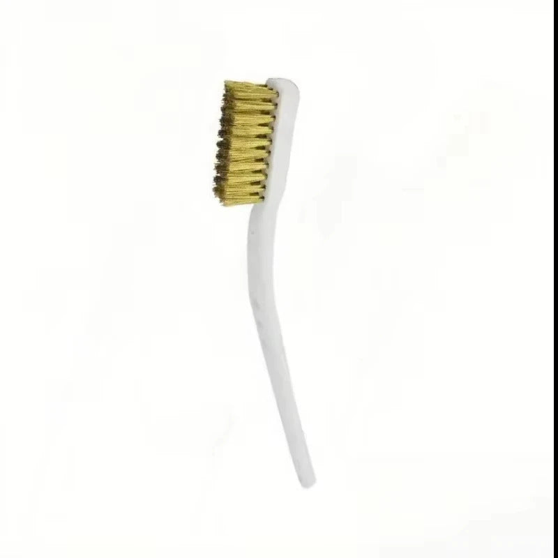 5 x BRASS WIRE MINI CLEANING BRUSH RUST PAINT REMOVAL METAL POLISHING