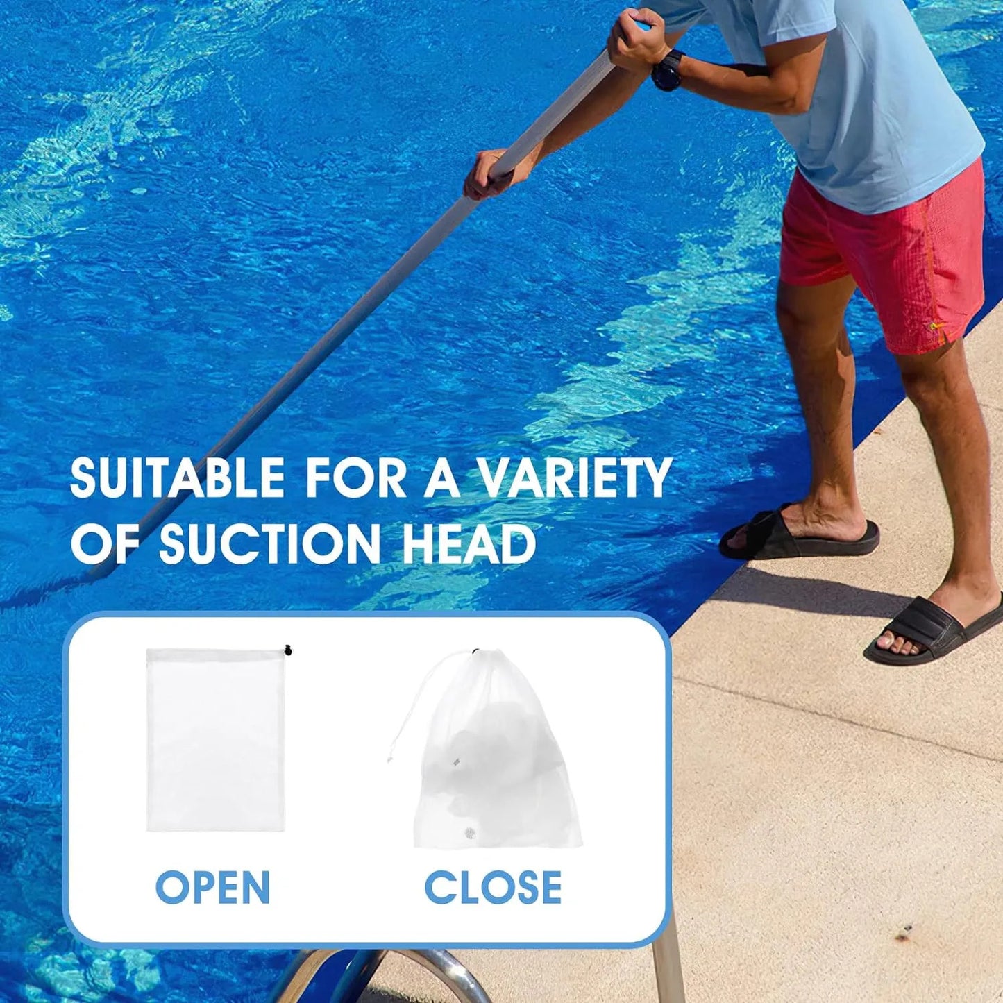 6 x POOL / POND VACUUM REPLACEMENT BAGS