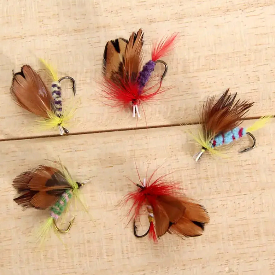 12 x FLY FISHING LURES SET