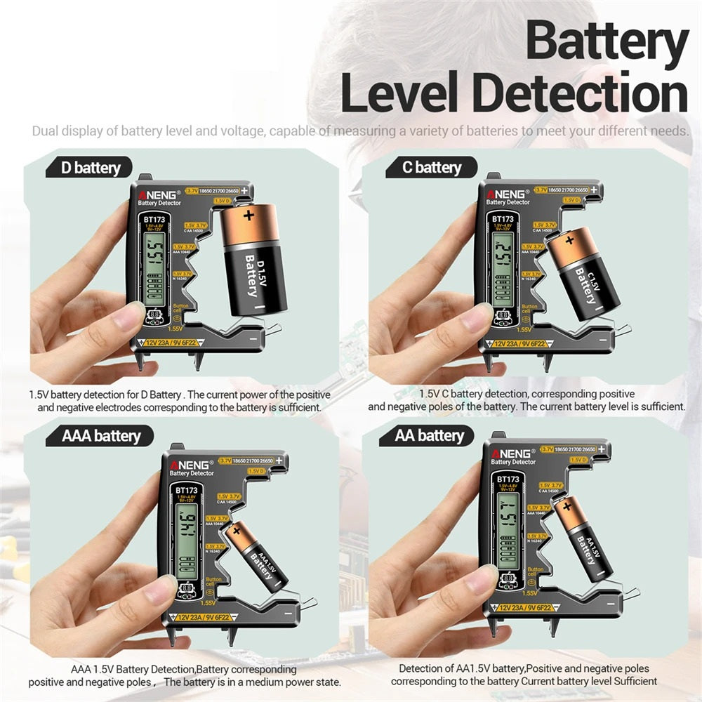 BATTERY TESTER FOR ALL BATTERIES
