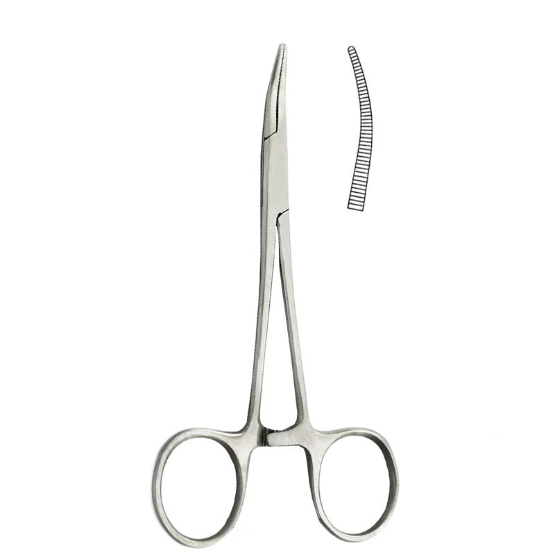 12.5cm STAINLESS STEEL HERMOSTATIC FORCEPS