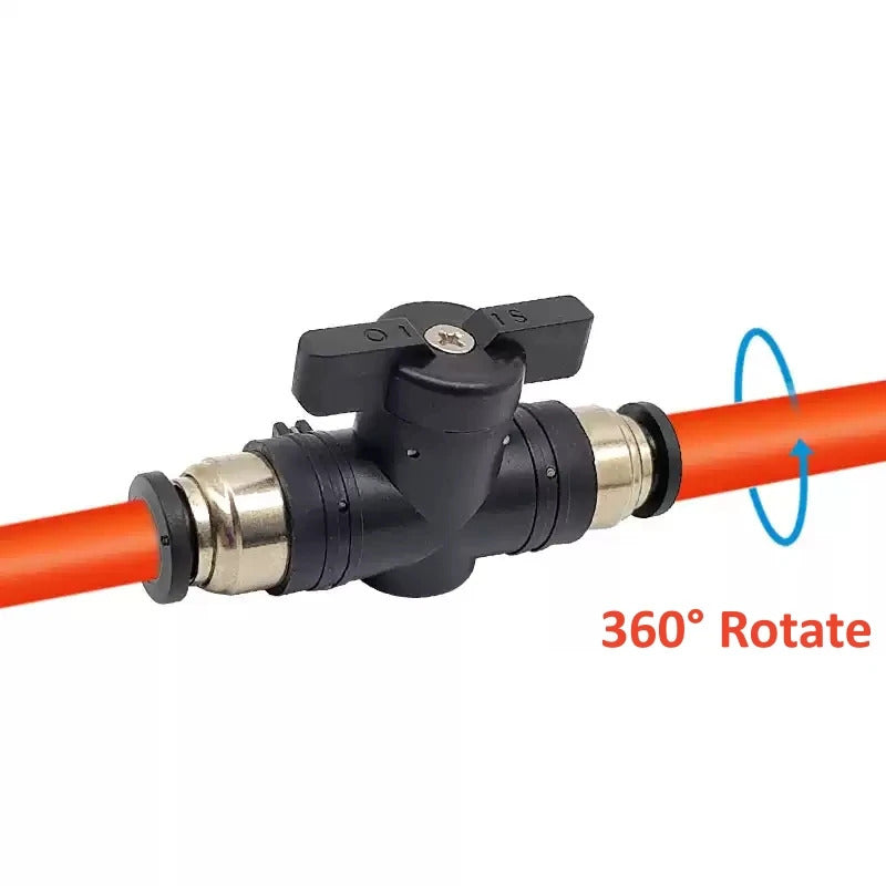 POND / AQUARIUM AIR LINE REDUCING VALVES 4 6 8 10 12 14 16mm REGULATOR TAP PUSH FIT
