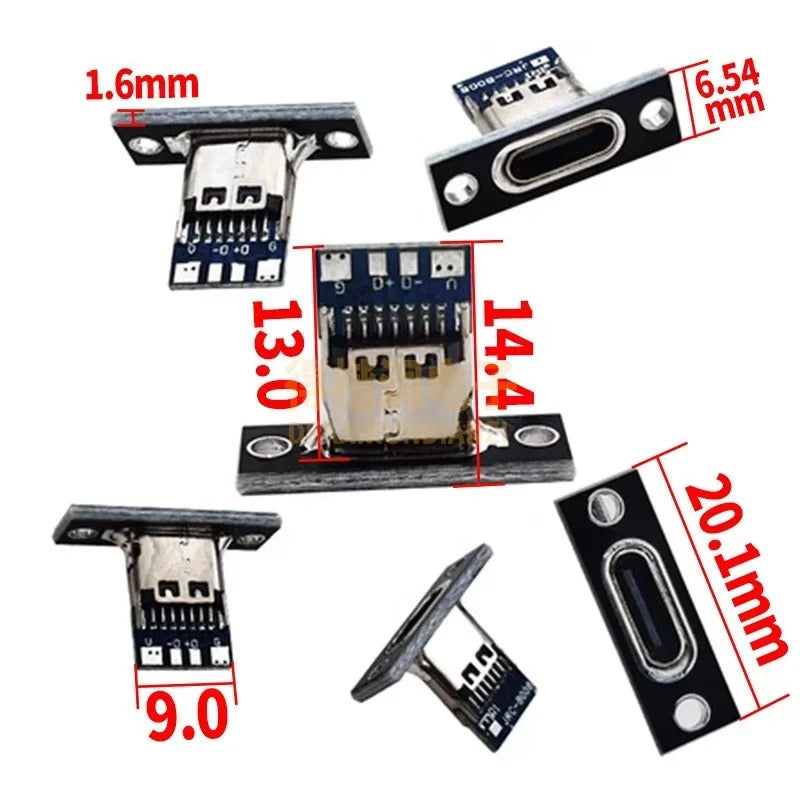 20 x TYPE C USB JACK 3.1 FEMALE 2 or 4 PIN