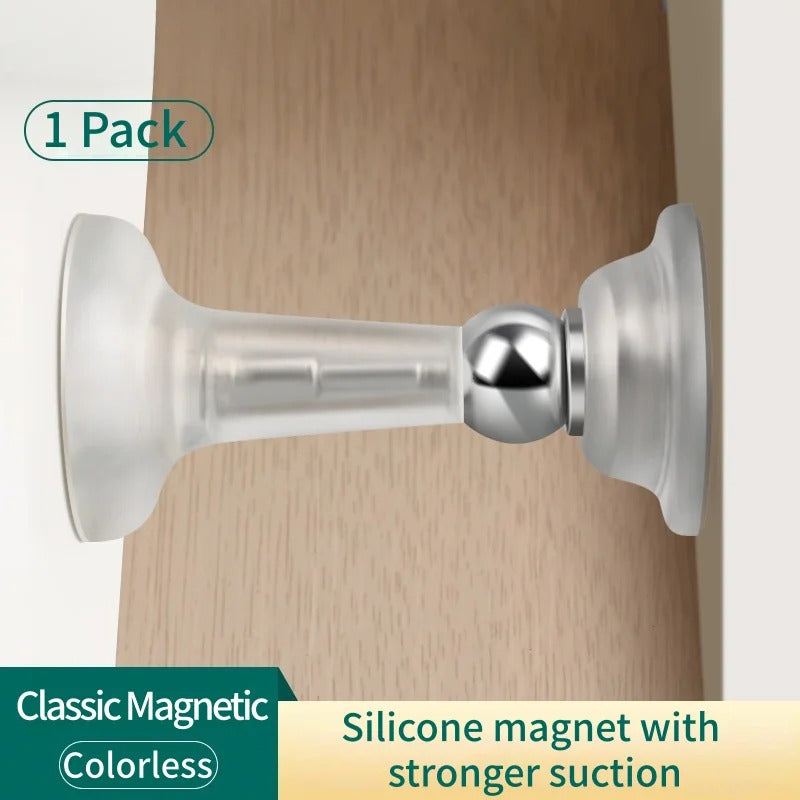 NO DRILL MAGNETIC DOOR STOP SELF ADHESIVE