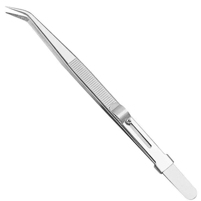 16cm STAINLESS STEEL TWEEZER STRAIGHT / CURVED TIP