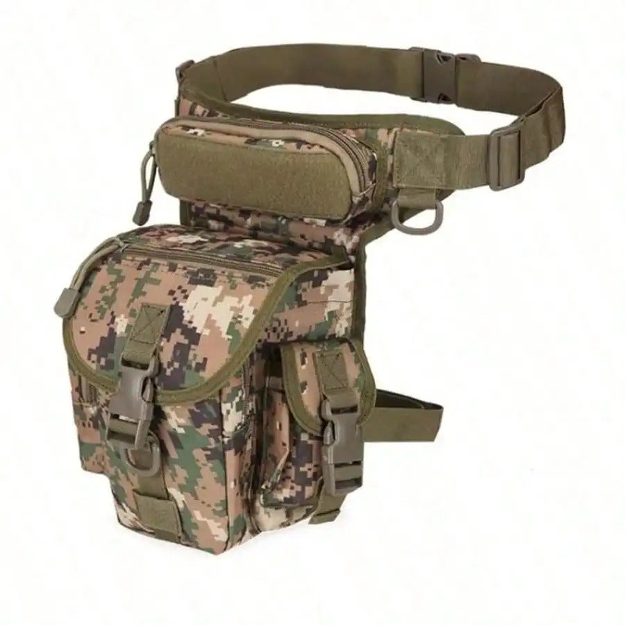 TACTICAL DROP LEG POUCH THIGH BAG, METAL DETECTING