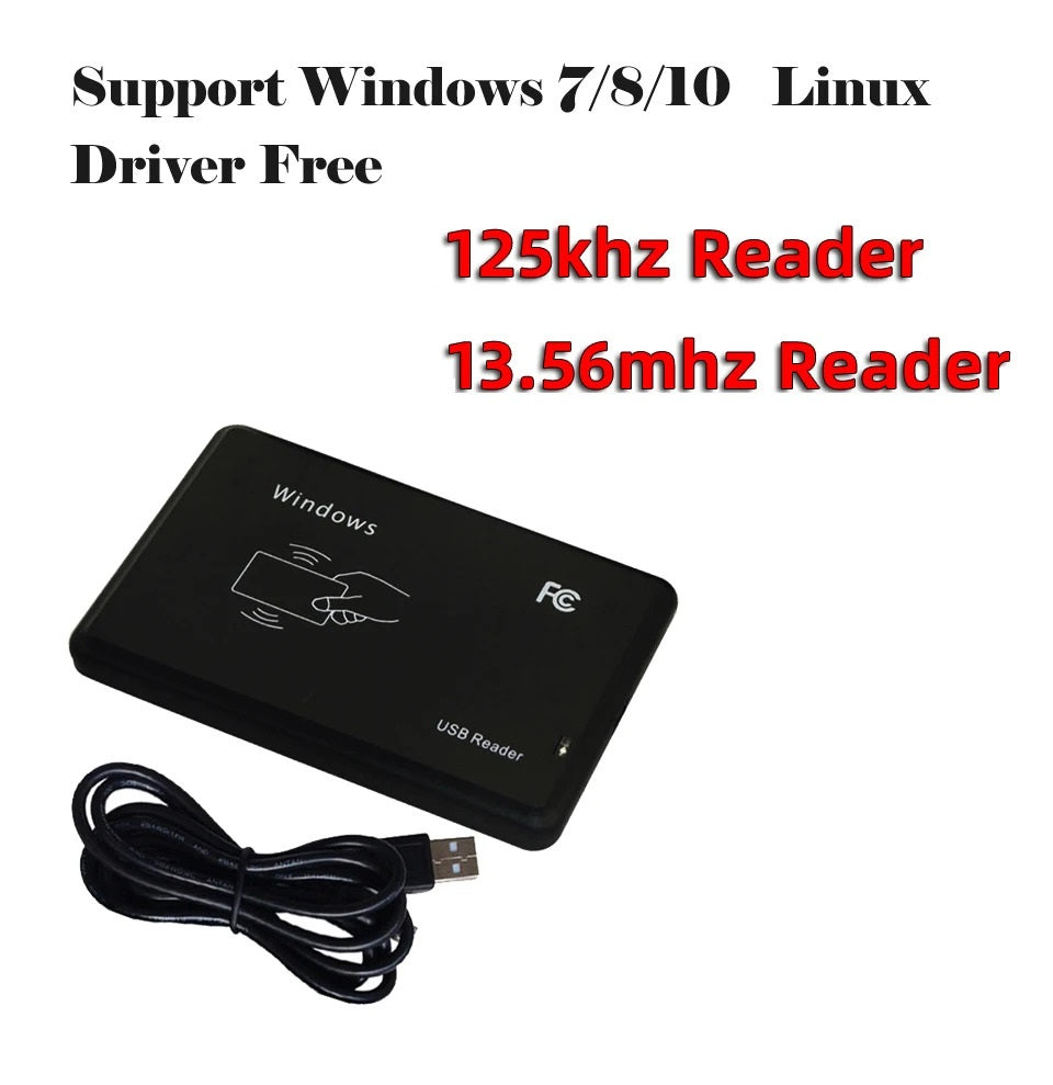 SMART USB RFID CARD READER 125KHz & 13.56MHz ID IC DUAL FREQUENCY