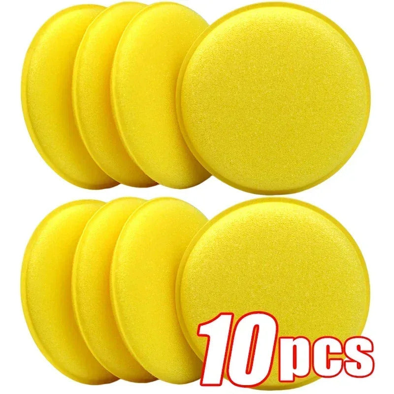 10 x CAR WAXING / POLISH SPONGE PADS
