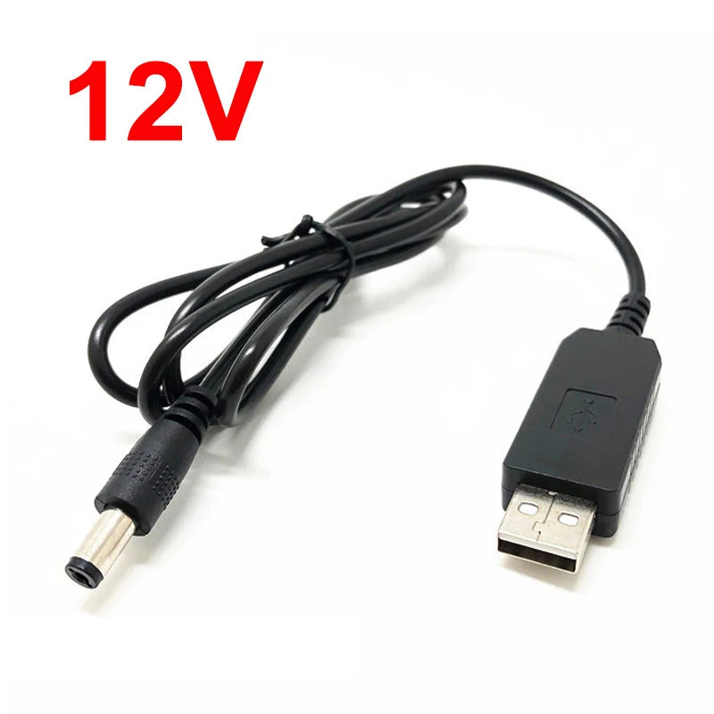 USB POWER BOOST LINE DC 5V - 9V & 12V STEP UP MODULE - 2.1 x 5.5mm PLUG