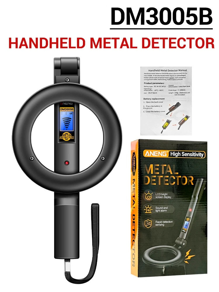 HANDHELD METAL DETECTOR DM3005B PRO