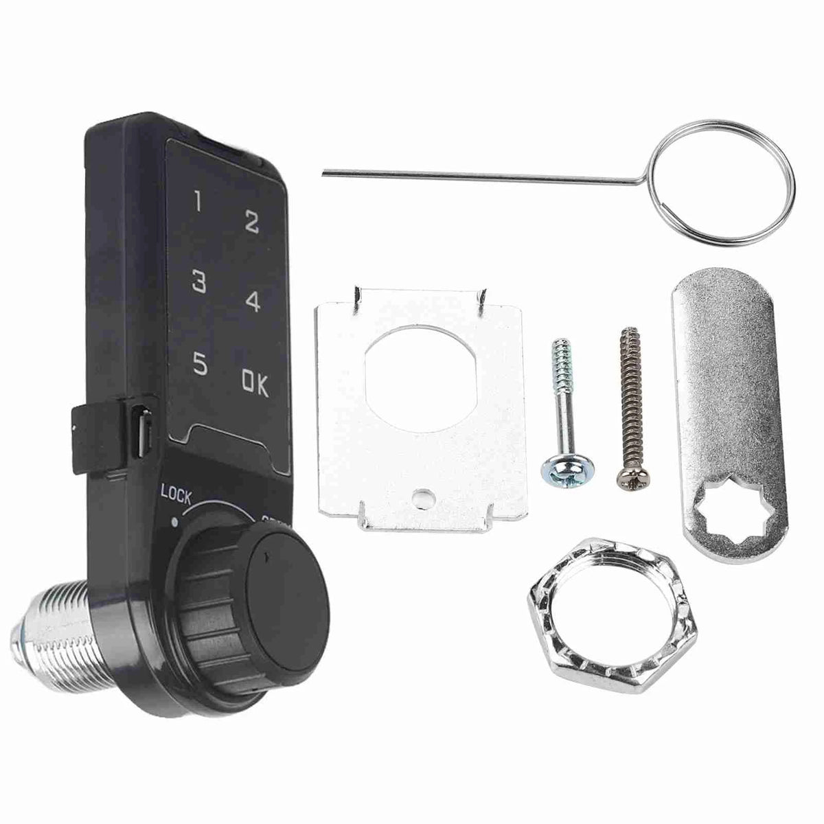 TOUCH KEYPAD ELECTRONIC LOCK - DIGITAL PASSWORD CABINET LOCK