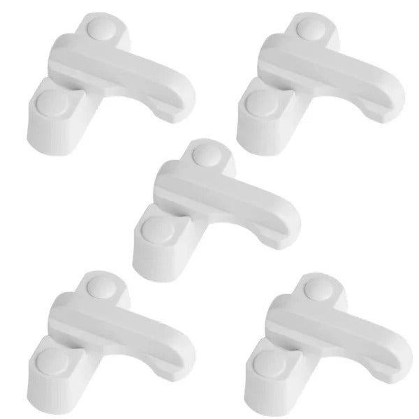 5 x PVC SASH LOCKS FOR PVC WINDOWS & DOORS