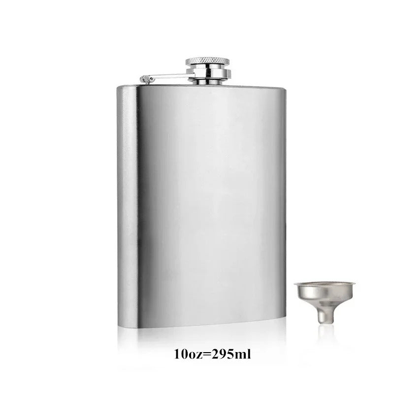 STAINLESS STEEL HIP FLASK 4oz 7oz 10oz
