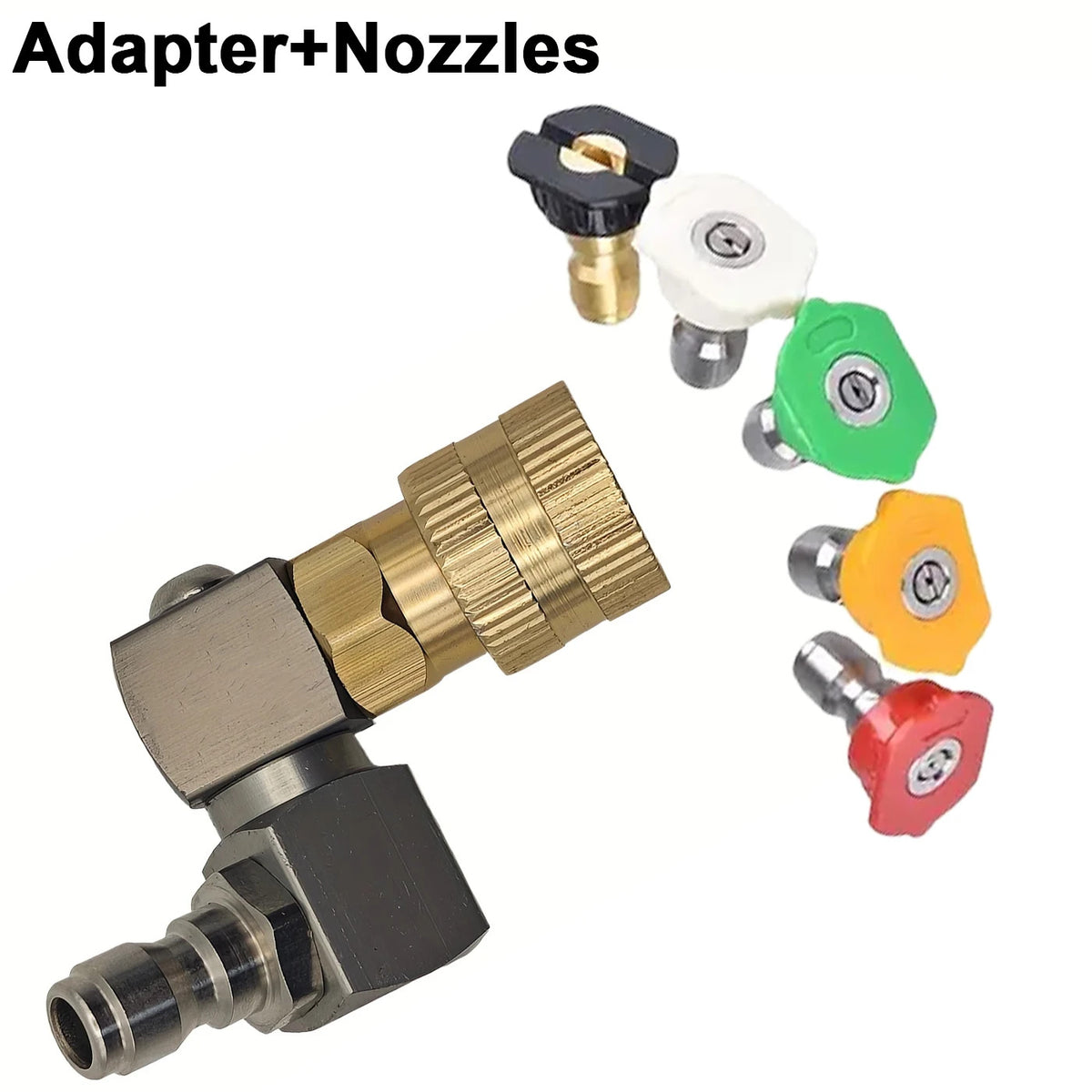 360° ROTATING PRESSURE WASHER GUN NOZZLE 1/4 QUICK CONNECT