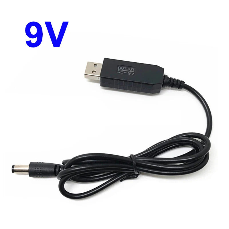 USB POWER BOOST LINE DC 5V - 9V & 12V STEP UP MODULE - 2.1 x 5.5mm PLUG