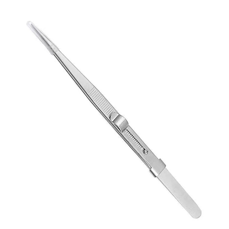 16cm STAINLESS STEEL TWEEZER STRAIGHT / CURVED TIP