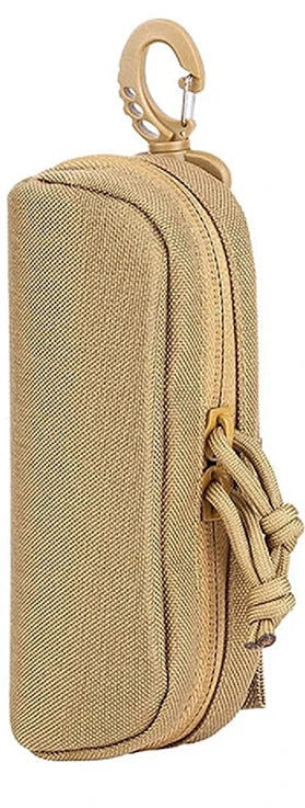 TACTICAL MOLLE SUNGLASSES CASE 1000D NYLON SHOCKPROOF EYEGLASS POUCH HUNTING